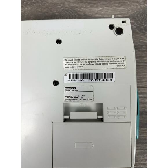 Brother P-Touch Extra PT-310 Electronic Labeling System Thermal Label Maker - Picture 11 of 12
